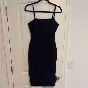 LULUS Elegant Black Spaghetti Strap Dress